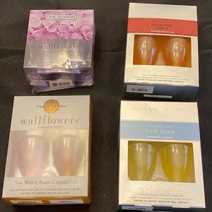 WALLFLOWER REFILLS-LOT of 4 2 packs (8 Bulbs TOTAL)-Various Scents & Brands-NIB